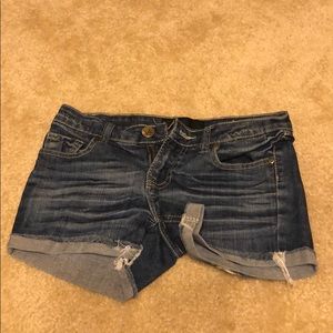 Denim shorts
